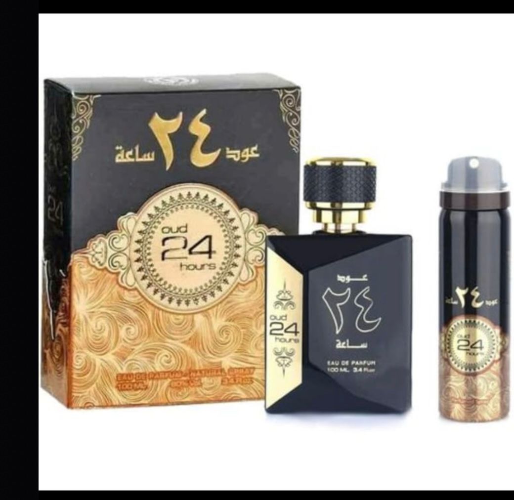 OUD 24 HOURS PERFUME SET – 100ML EAU DE PARFUM + FREE DEO SPRAY | RICH, WARM & LONG-LASTING OUD FRAGRANCE