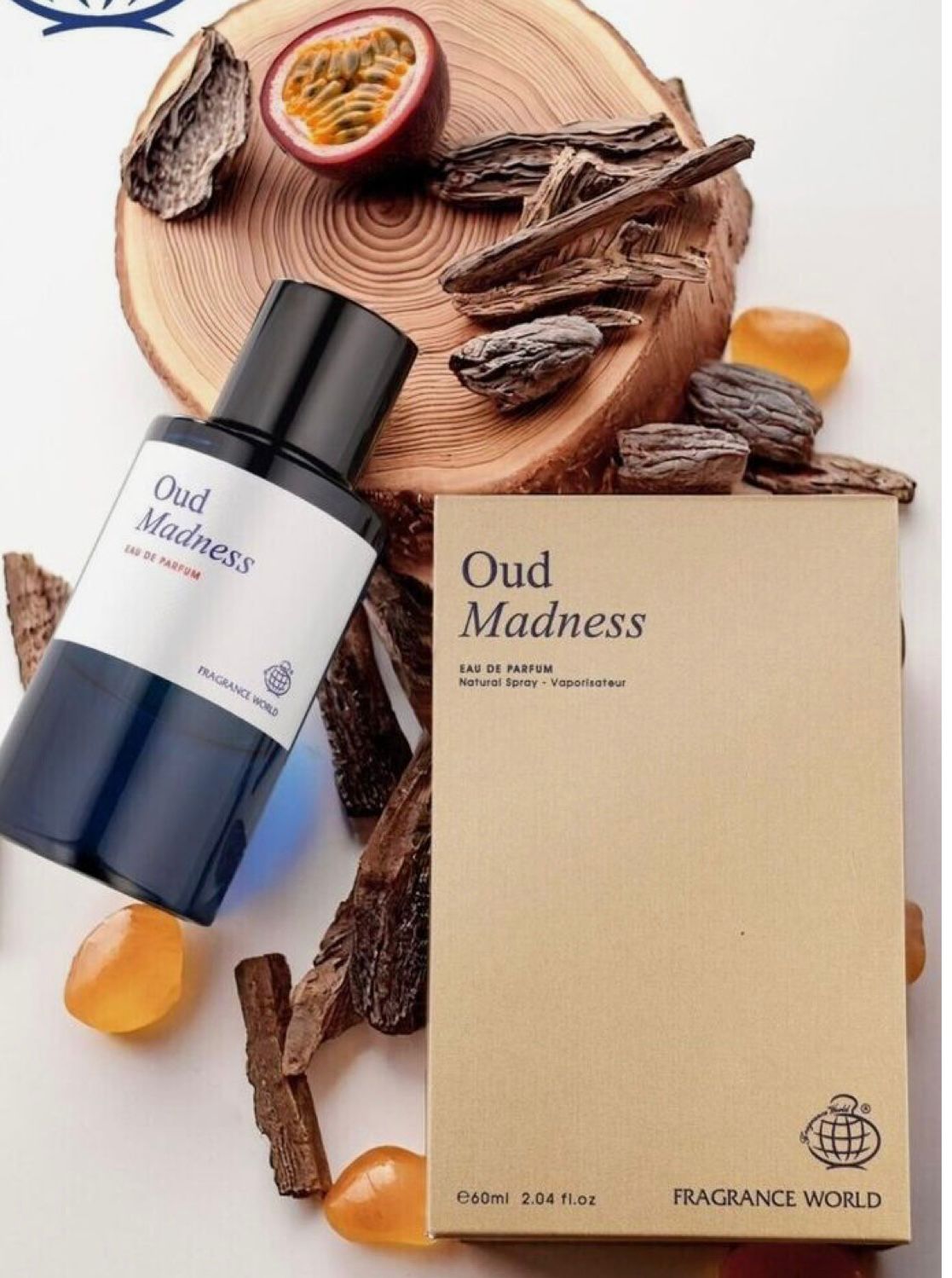 Oud Madness Perfume – 60ml (2.0 oz) Eau de Parfum | Rich Oud, Sweet & Woody Long-Lasting Fragrance