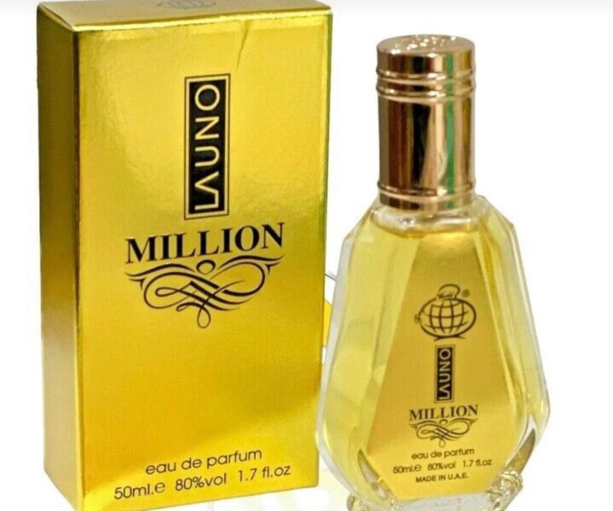 LAUNO MILLION 50ML | LUXURY GOLD FRAGRANCE FOR MEN
