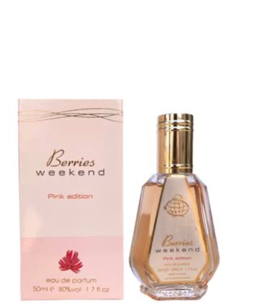 BERRIES WEEKEND PINK EDITION PERFUME – EAU DE PARFUM 50ML | SWEET, FRUITY & FEMININE FRAGRANCE