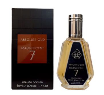ABSOLUTE OUD MAGNIFICENT 7 PERFUME – EAU DE PARFUM 50ML | RICH, LUXURIOUS & LONG-LASTING OUD FRAGRANCE
