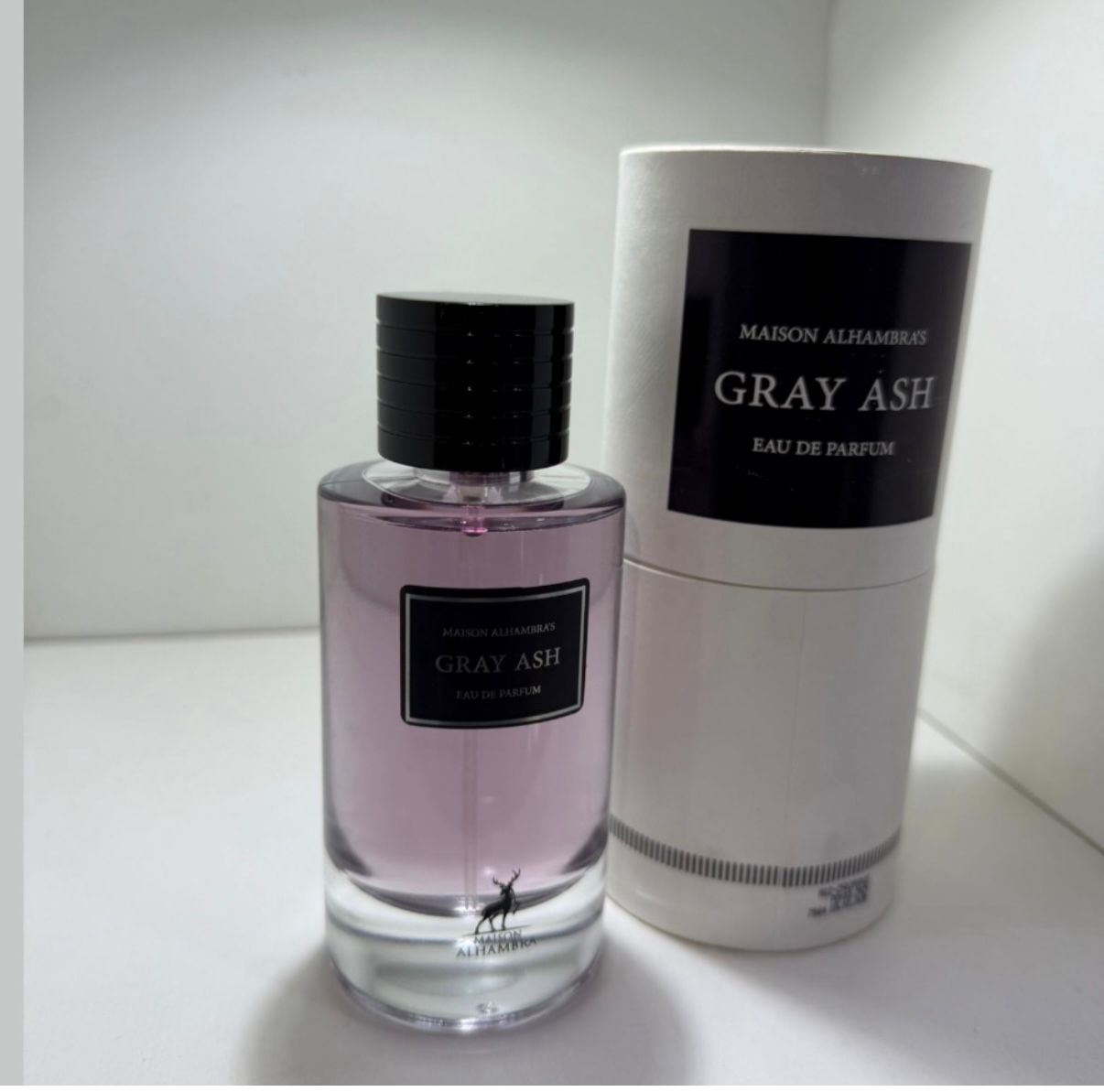 Maison Alhambra Gray Ash Eau de Parfum – Elegant Woody Fresh Fragrance (100ml)