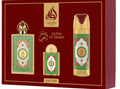Lattafa Pride Queen of Arabia Gift Set – Luxury Perfume Set (100ml EDP + 200ml Spray + 20ml Mini)