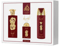 Lattafa Pride Ansaam Gold Gift Set – Luxury Perfume Set (Eau de Parfum + Spray + Mini) for Women