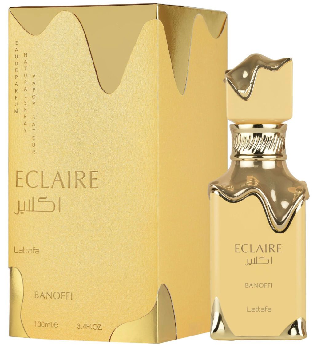 Eclaire Banoffi Eau de Parfum by Lattafa – Sweet Gourmand Luxury Long Lasting Fragrance (Unisex)