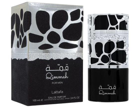 Qimmah For Men Perfume by Lattafa – Fresh Woody Spicy Masculine Fragrance Long Lasting Luxury Scent
