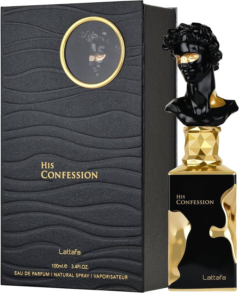 His Confession Perfume by Lattafa – Bold Masculine Woody Spicy Luxury Fragrance Long Lasting