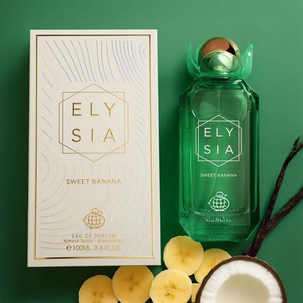 Fragrance World Elysia Sweet Banana Eau de Parfum 100ml – Unisex