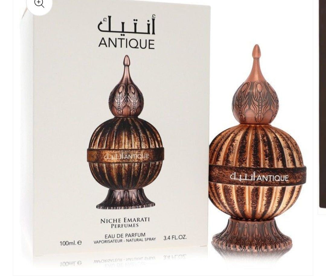 Antique Eau de Parfum 100ml – Niche Emarati Luxury Oriental Perfume Long Lasting Rich Vintage Scent