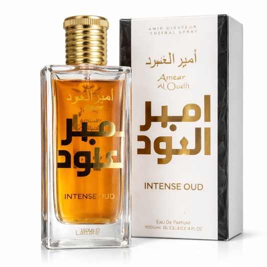 AMIR AL OUD INTENSE OUD – 100ML (3.4 OZ) EAU DE PARFUM | RICH, SMOKY & LONG-LASTING ARABIC LUXURY FRAGRANCE