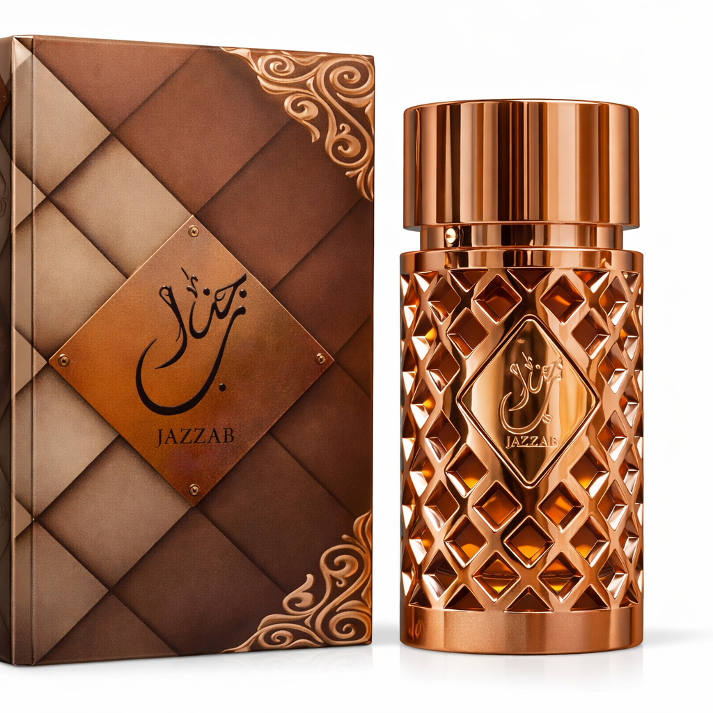 Jazzab Gold Perfume – 100ml (3.4 oz) Eau de Parfum | Luxury Warm, Woody & Long-Lasting Fragrance